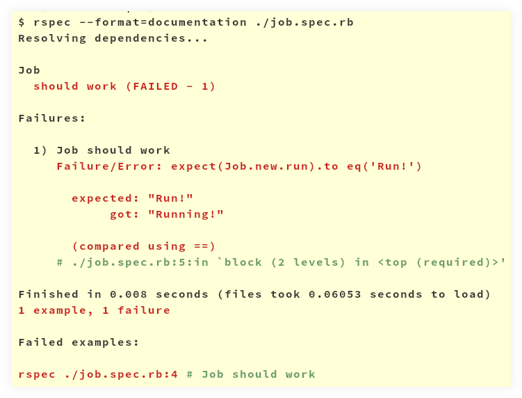 rspec failure example
